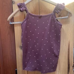 Jamie Kay Floral Flutter Tank Top Singlet Organic Cotton